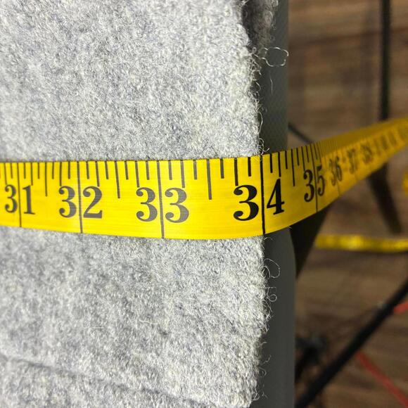 Rachel Zoe Women's Gray Wool Blend Button Front Sweater Coatigan - Picture 8 of 9